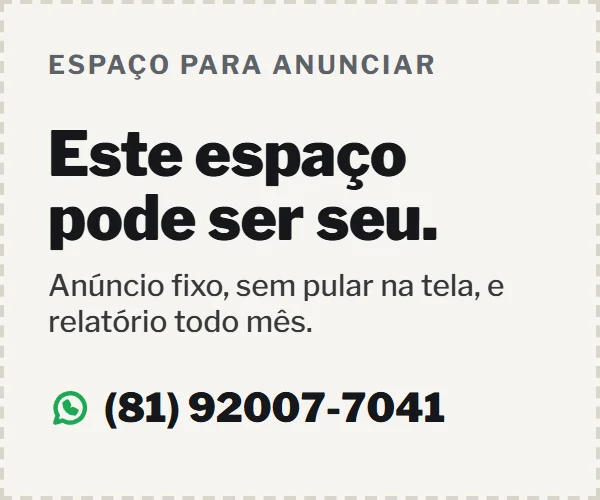 Anuncie no Portal 408: (81) 92007-7041
